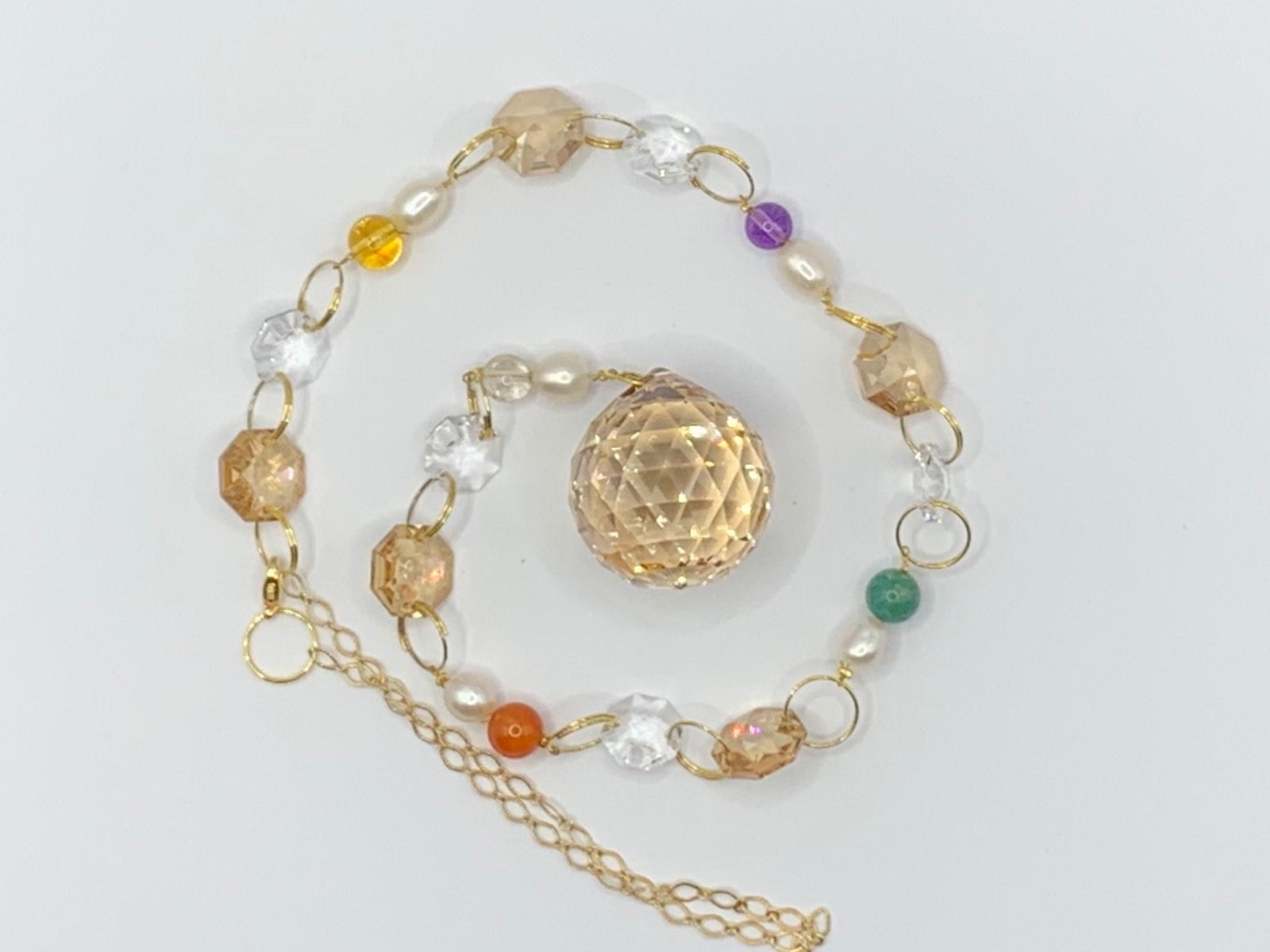 【ギフトBOX付】金運＆仕事運＆ビジネス成功運サンキャッチャー③ ギフトBOX付】金運＆仕事運＆ビジネス運サンキャッチャー③